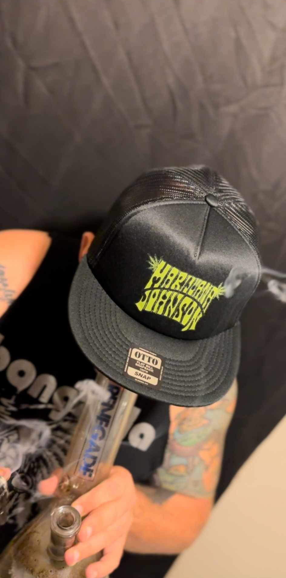 MJ Green Logo Trucker Hat